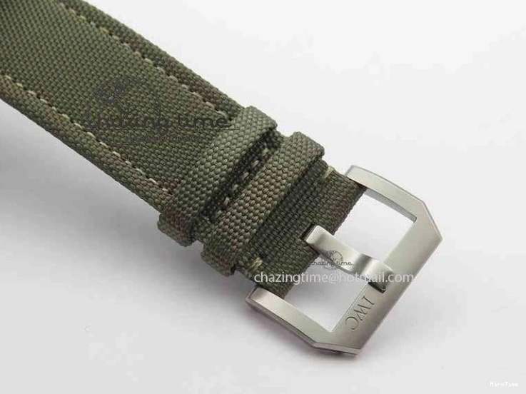 MIROTIME 0313 Big Pilot Real PR 48mm IW501902 Real Ceramic ZF 1:1 Best Edition On Green Nylon Strap A51111 V Durable 7249